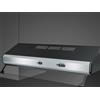 Smeg Cappa Cucina Filtrante Sottopensile Incasso Larghezza 60 cm Profondità 49 cm Classe C colore Nero / Inox - KSEC61XE3