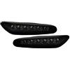 AUTO-STYLE Set di indicatori di direzione laterali LED (Connectore OE) compatibile con BMW 1 E8x / 3 E9x / 5 E6x - Grigio