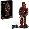 LEGO Star Wars Chewbacca, Figura da Collezione di Wookiee con Balestra, Minifigure e Targa Informativa, Kit Modellismo per Adulti 40esimo Anniversario Il Ritorno dello Jedi, Regalo Uomo e Donna 75371