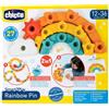 Chicco Gioco Arcobaleno 2in1, Gioco a Incastri Seguendo Colori e Forme, per Imparare a Contare, Gioco Bambini, 12-36 Mesi