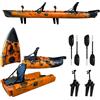 Big Mama Kayak Kayak componibile rigido a pedali con pinne Big Mama START S300 family 2 posti + 2 pagaie + 2 sedili + 2 pedali