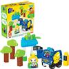 Mega Brands Mega Bloks Green Town Bus Ecologico Amici Bio - Costruzioni per Bambini - 35 Blocchi - 2 Personaggi da Costruire - Regalo per Bambini 1+ Anni, HDX90