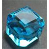 sapphire_hub Ciondolo in scatola con cubo di topazio blu cielo grande 166 ct. taglio pietr...