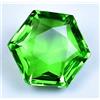ganesh-gems AAA + grande peridoto verde taglio esagonale 88,65 ct. Regalo di pietre prezi...