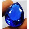 sapphire_hub Grande pietra preziosa sciolta taglio pera blu Tanzanite della Tanzania 76,90...