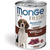 *Monge Monge Dog Fresh Um Adult Vitello 400Gr Lattina Bocconi In Pate
