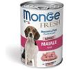 *Monge Monge Dog Fresh Um Adult Maiale 400Gr Lattina Bocconi In Pate