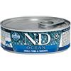 *Farmina N&D Cat Um Ocean Sea Small Tuna & Shrimps 80Gr