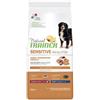 *Trainer TRAINER NATURAL SENSITIVE NO GLUTEN PER CANI MEDIUM MAXI ADULT CON SALMONE SACCO 3 KG