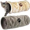 *Trixie Tunnel Gioco Peluche ?22X60Cm Beige Tx42981