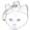 *My family Medaglietta Friends Gatto Europeo Bianco - MF36NWHITE