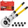 VEVOR Pinza a Crimpare U16, U20, U25, U32, TH16, TH20, TH26, TH32 mm, Pinza a Crimpare Pinza a Pressione 6 T Forza di Pressione, Pinza a Crimpare con Testa Rotante a 360 ° e Impugnatura Ergonomica