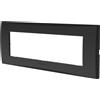 Aigostar Placca 7 moduli 506 in plastica grigio scuro compatibile anche con Vimar Plana
