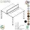 SEIPO DECK Schermi in melaminico, con possibilità di inserire canalina passa cavi sotto piano Seipo U.0270 0271 0272 0273 0274 0275