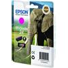 Epson Cartuccia Epson magenta photo HD serie 24 elefante [C13T24234010]