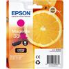 Epson Cartuccia Epson 33XL arancia magenta per XP-530/XP-630/XP-635/XP-830 [C13T33634010]