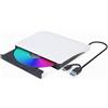 Gembird Lettore dvd esterno Gembird DVD/CD Usb-C Nero/Bianco [DVD-USB-03-BW]