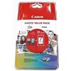 Canon Cartuccia a getto d'inchiostro Canon PG-540L+CL-541XL MCVP Value Pack Nero/Differenti colori + Carta fotografica Prindo 500 fogli [PG-540L+CL-541XL MCVP]