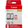 Canon Cartuccia a getto d'inchiostro Canon PG-545+CL-546 MCVP Value Pack Nero/Differenti colori + Carta fotografica Prindo 500 fogli [PG-545+CL-546 MCVP]