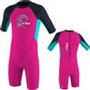 O'Neill Wetsuit O'Neill Shorty Toddler Reactor Spring - Muta in neoprene per bambini, colore: Rosa (2 (98-108)