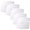 Tp-Link EAP245(5-PACK) Punto Accesso WLAN 1750 Mbit-s Bianco Supporto Power over