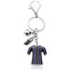 LUXURY MILANO Portachiavi acciaio inter