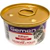 MONGE GEMON CAT MOUSSE KITTEN SALMONE & POLLO 85 GR.