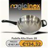 MAGIC COOKER Padella Alta in Acciaio Diam.28