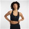 New Balance Donna NB Essential Run Bra in Nero, Maglia di Poliestere, Taglia L