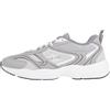 Calvin Klein Uomo Sneakers da Runner Retro Tennis Mesh Sportive, Grigio (Oyster Mushroom/Formal Grey/Storm F), 42
