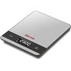 Girmi PS05 Bilancia da cucina Elettronica, 1 gr/5Kg, Piatto Inox, Display ad alta luminosità, Autospegnimento, Funzione TARA, Indicatori di errore, Display 50 x 22