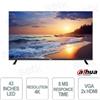 Dahua LM43-F400 - 43 Pollici - LED - 4K Ultra HD - 24/7 - 8ms - VGA - HDMI - Dahua
