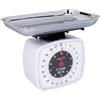 Taylor Bilancia da Cucina Meccanica, ad Alta Precisione con Funzione Add and Weigh, Bianco Cromato e Finitura Argento, Portata Massima 10 kg