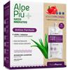 PROMOPHARMA SpA Aloe Più Succo Innovativo 10 Pouch da 50ml Gusto Mirtillo e Melograno - Estratto di Aloe Vera per Benessere e Gusto Fruttato