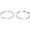 Fossil Women's Brass or sterling silver with hoop closure Earrings