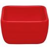 Excelsa ciotolina snack quadrata cm 9 ceramica rosso cod.44011