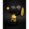 Blogo design Snoopy nero con woodstock cm 12
