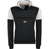 Geographical Norway Fagostino Men Felpa con Cappuccio, Noir, XXL Uomo