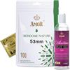 AMOR XXL Impostare - "Nature" Confezione da 100 profilattici + PlayGel med 250 ml per un piacere puro una sensazione naturale ed extra umidità (progettato e testati in Germania)