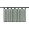 Joyswahl Eva - Tenda corta per finestra in voile, in tinta unita, trasparente, 30 x 90 cm, colore grigio, confezione da 1
