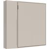 Itamoby Letto matrimoniale francese a scomparsa 140 verticale Versia con armadio 1 anta dx Argilla