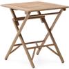 La Forma Tavolo pieghevole Dandara in legno massiccio di acacia 66 x 66 cm FSC 100%