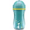 ARTSANA Chicco Tazza Sport Cup Bicchiere Antigoccia in Silicone per Bambini 14+ Mesi 266ml Verde