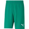 PUMA teamRISE Short Jr, Pantaloncini Unisex - Bambini e Ragazzi, Pepper Green/White, 116