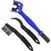 Your Day Mate Spazzole per la Pulizia della Bici e delle Moto, Set di 3, Spazzola per Catene di Motociclette e Bici per rimuovere lo sporco, Spazzola nylon, Manutenzione per motociclette, Kit di Spazzole Pulizia