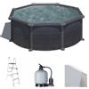 Gre Granada Rotonda Ø350 x 132 cm - Piscina fuori terra in acciaio