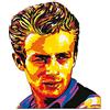 Artopweb Pannelli Decorativi Forma Gorsky James Dean Quadro, Legno, Multicolore, 84x1.8x84 cm