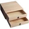 PRETYZOOM Contenitore Da Scrivania in Legno Vintage Con Cassetto Per Gioielli Ufficio Dormitorio Chiavi Cancelleria