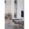 Ceramica Flaminia Wc Link Sospeso Goclean Platino e Bianco Lucido - Sedile: Con Sedile Slim Rallentato Bianco Lucido LKCW09