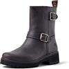 Timberland Carnaby Cool Biker Boot, Stivale alla Caviglia Donna, Terra, 39.5 EU
